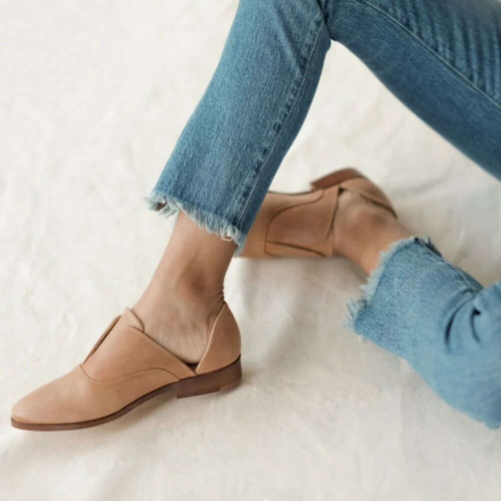 Nisolo Emma d'Orsay Oxford 2.0 in Almond Leather Womens Size 8.5 - Picture 10 of 10